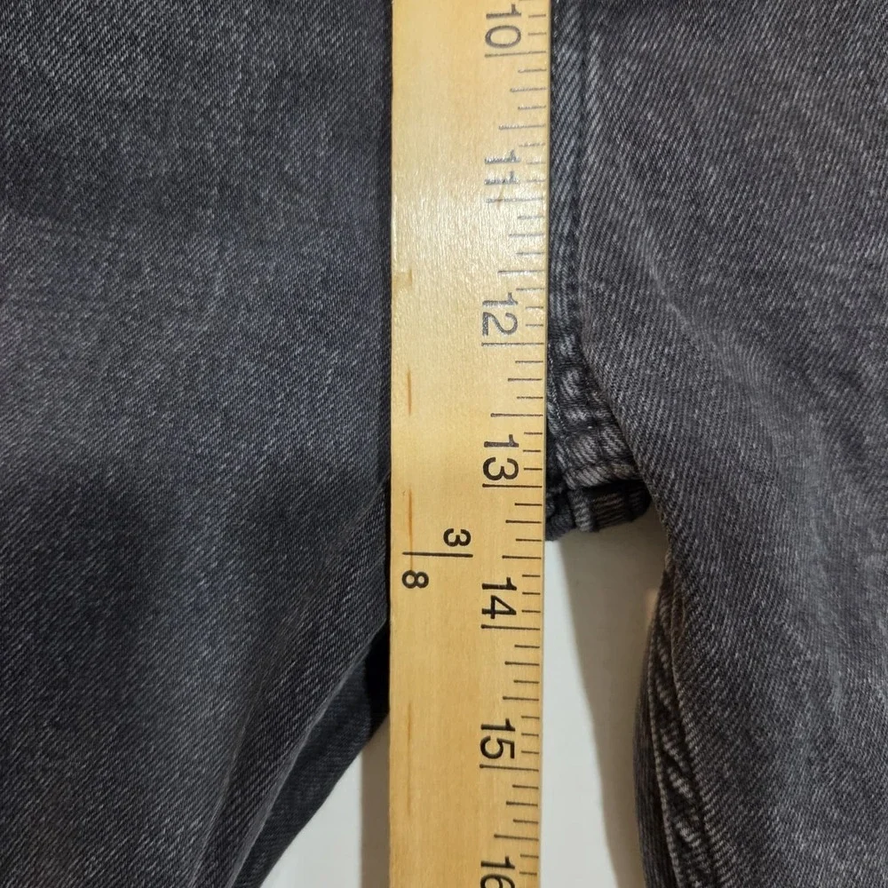 NWT Levi's Jeans Black 569 Loose Straight Baggy Y2K Stretch Men's 42x34 DIstress